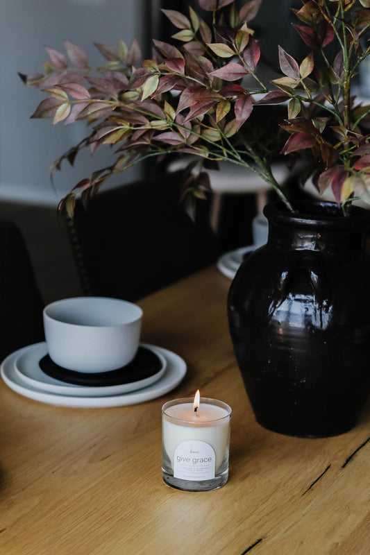 Give Grace. | Sweet & Spicy Scented Soy Candle | Do Good Collection - do good adventures