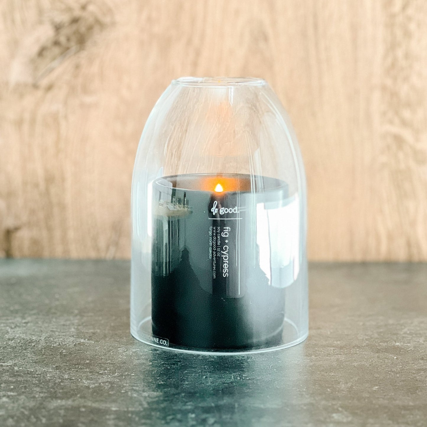 glass hurricane bell - do good adventures