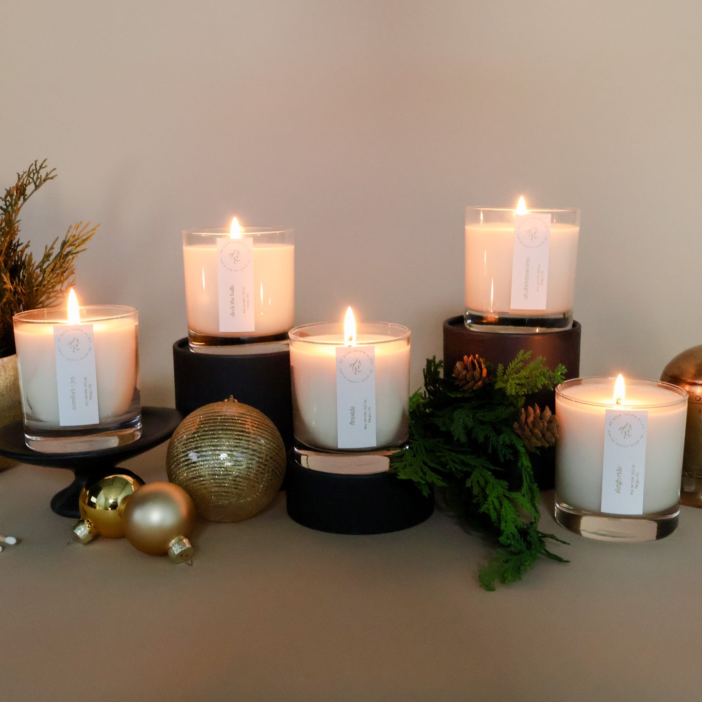 Deck the Halls | Sweet & Spicy Holiday Non-Toxic Soy Candle