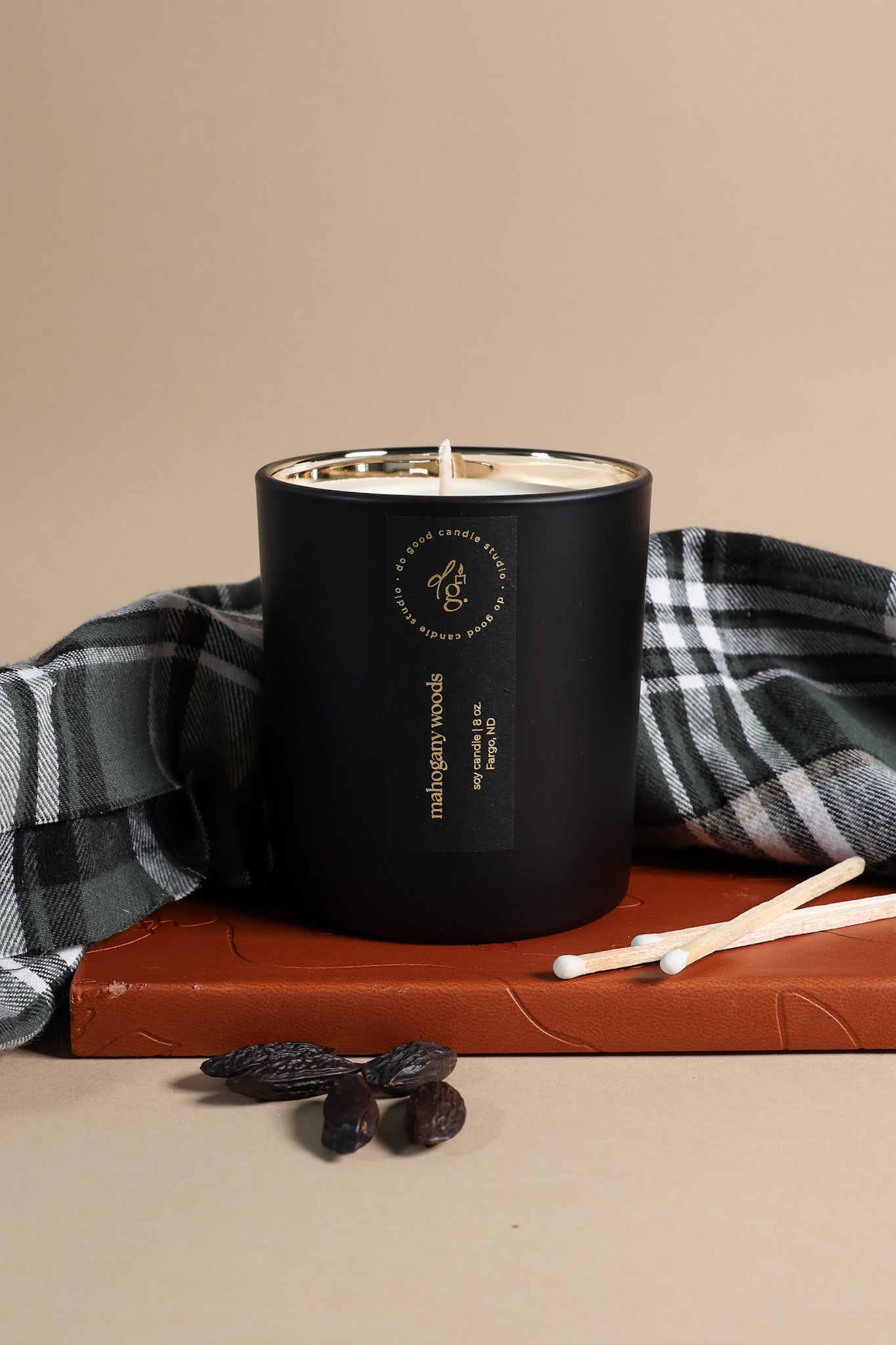 Mahogany Woods | Signature Black Collection | Soy Candle