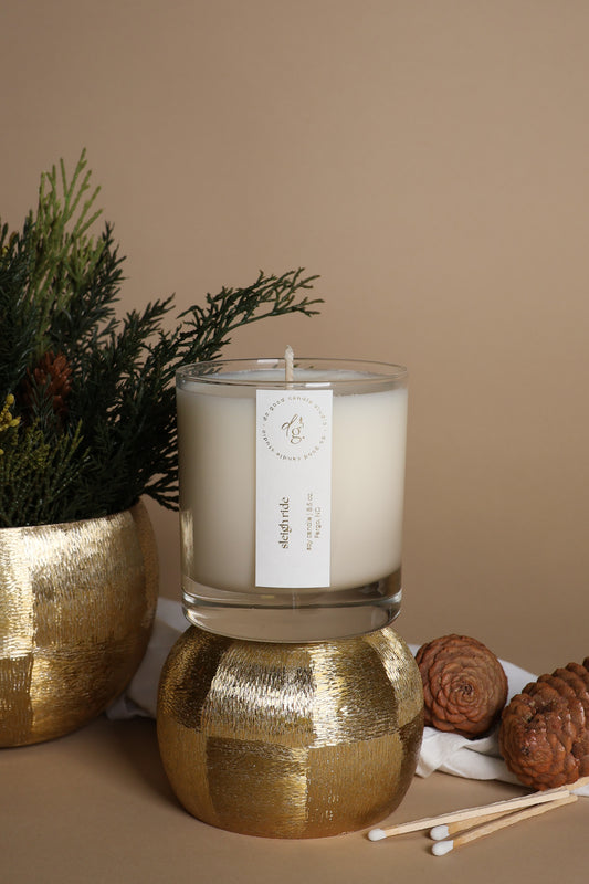 Sleigh Ride | Woodsy, Fresh Holiday Candle | Non-Toxic Soy