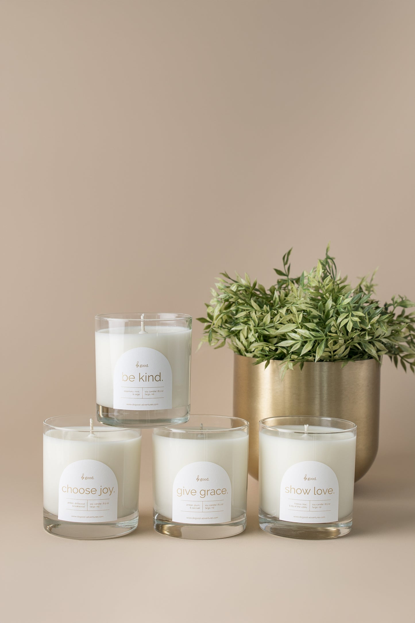 Choose Joy. | Woody & Earthy Scented Soy Candle | Do Good Collection