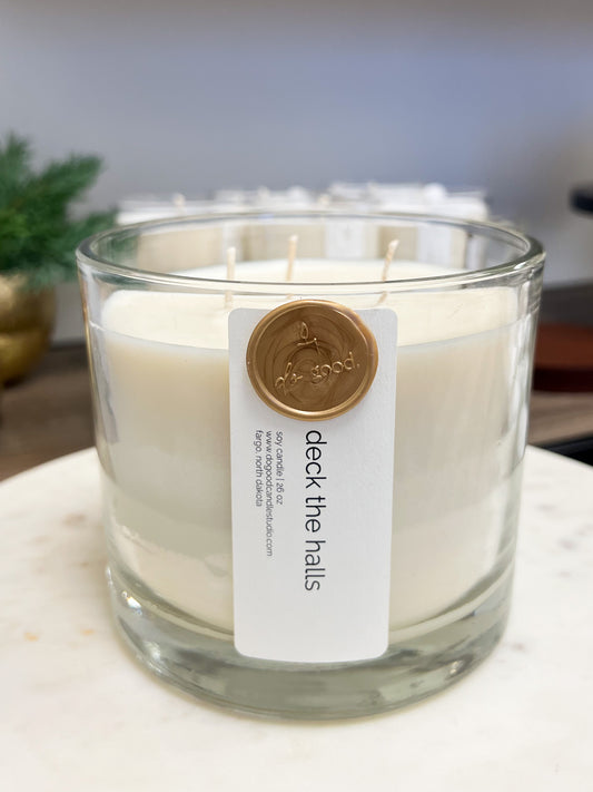 Deck the Halls  Triple Wick  | 26 oz Soy Candle Sweet, Spicy