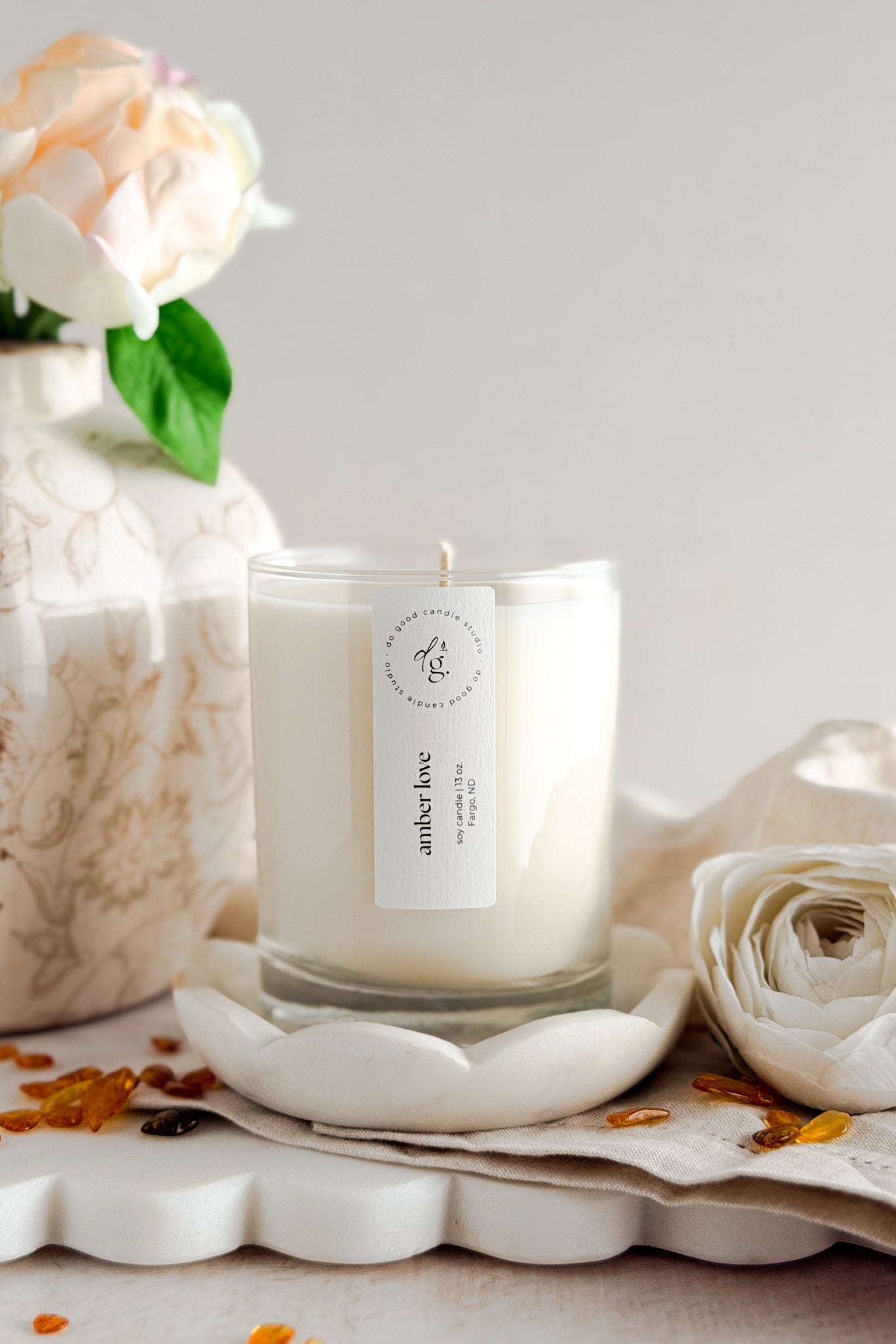 Amber Love | Love Collection | Non-Toxic Soy Candle