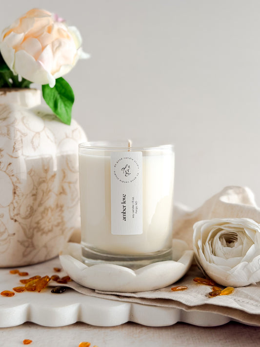 Amber Love | Love Collection | Non-Toxic Soy Candle