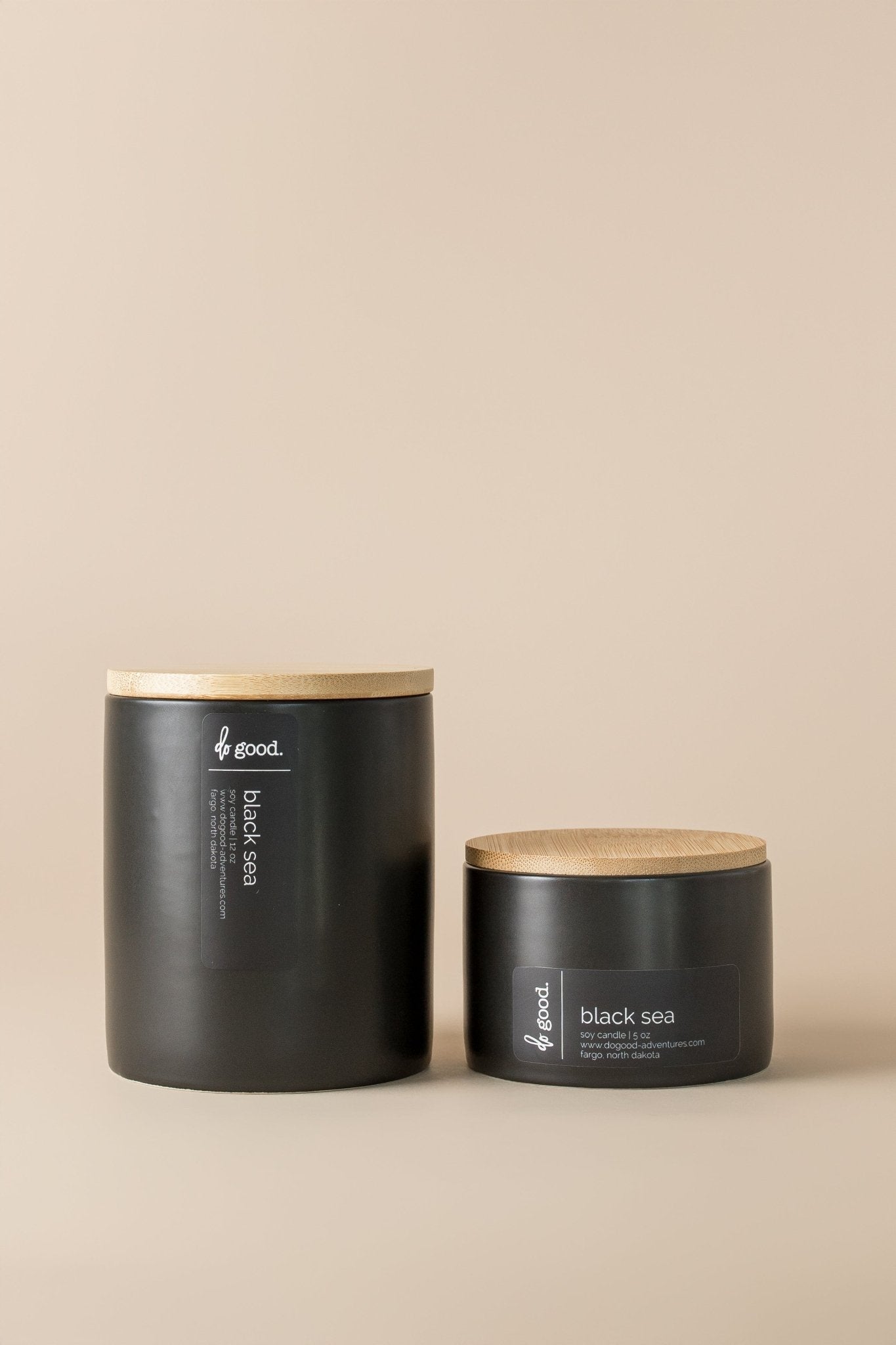 Black Sea | Signature Black Collection Soy Candle - Do Good Candles