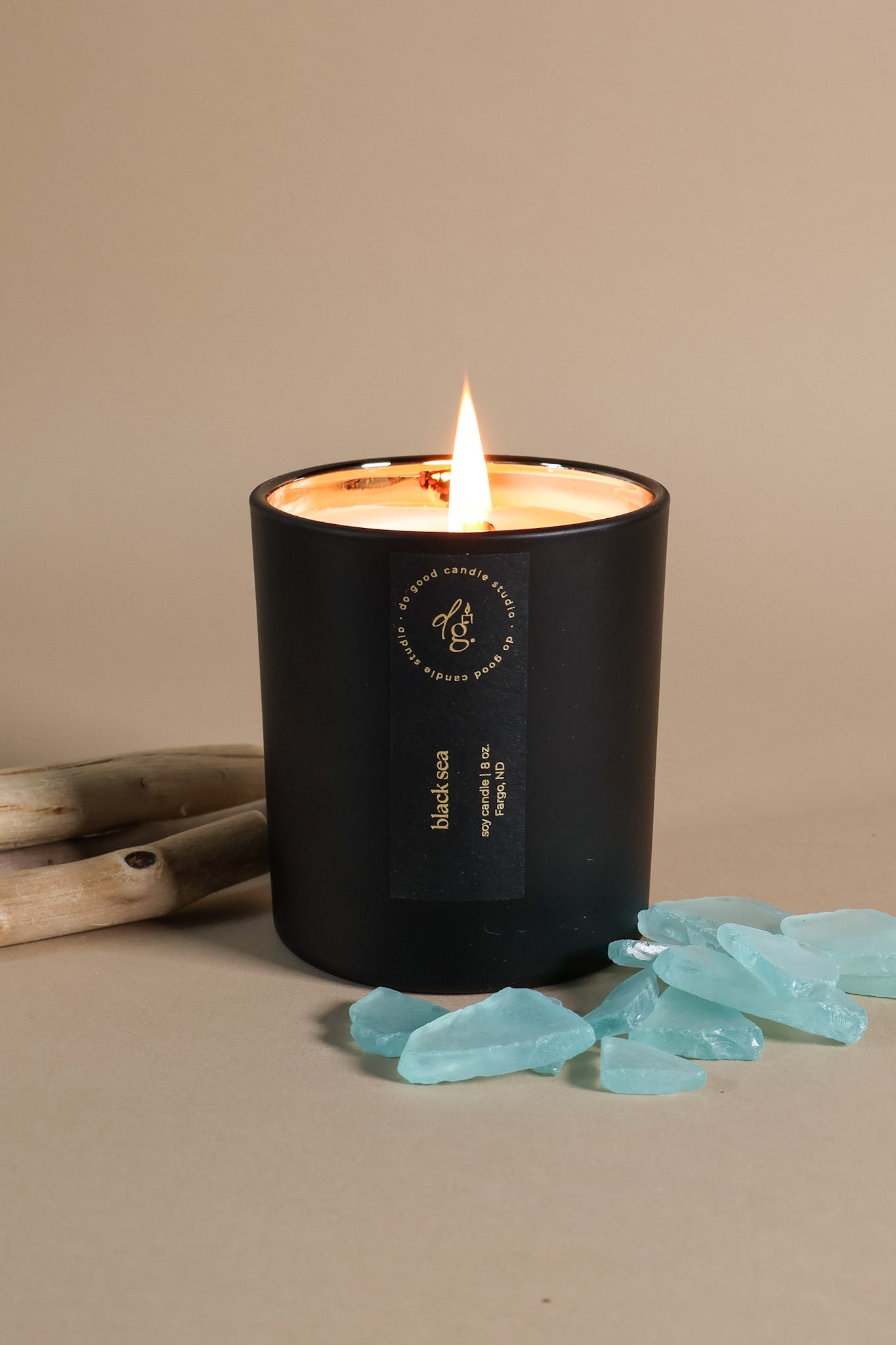 Black Sea  | Signature Black Collection | Soy Candle