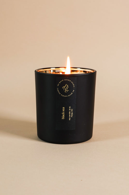 Black Sea  | Signature Black Collection | Soy Candle