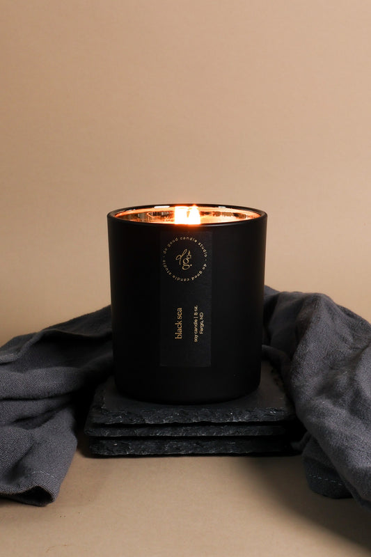 Black Sea  | Signature Black Collection | Soy Candle