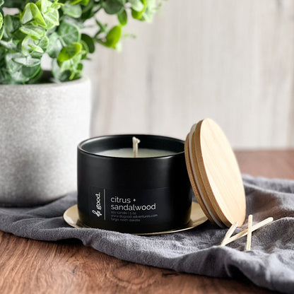 citrus + sandalwood signature black - do good adventures