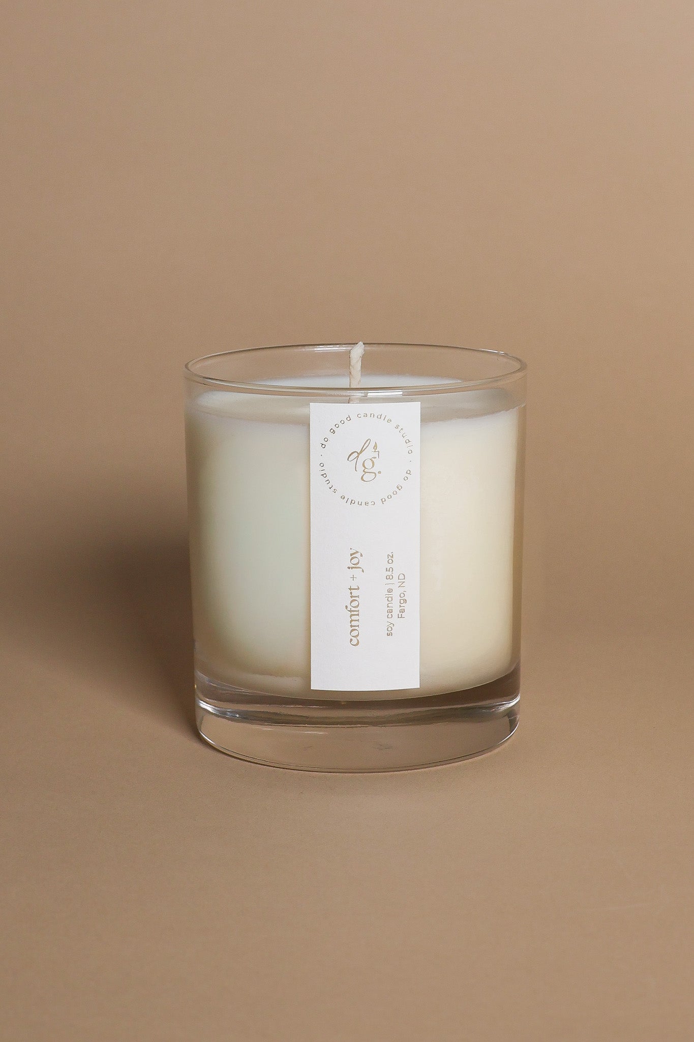 Comfort + Joy | Holiday Non-Toxic Soy Candle | Almond, Buttercotch, Bourbon