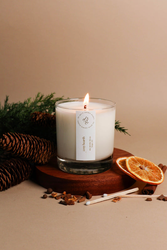 Cozy Hearth | Fall Collection Soy Candle | Non-Toxic