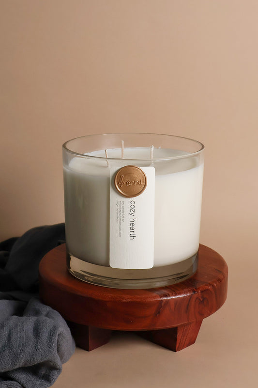 Cozy Hearth Triple-Wick | 26-ounce Fall Collection Soy Candle | Non-Toxic