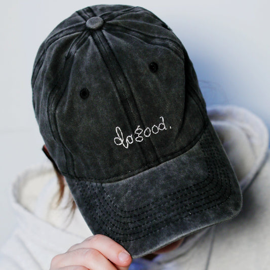 do good black baseball cap - do good adventures