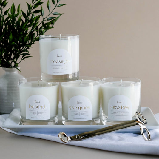 do good collection candle + wick trimmer bundle