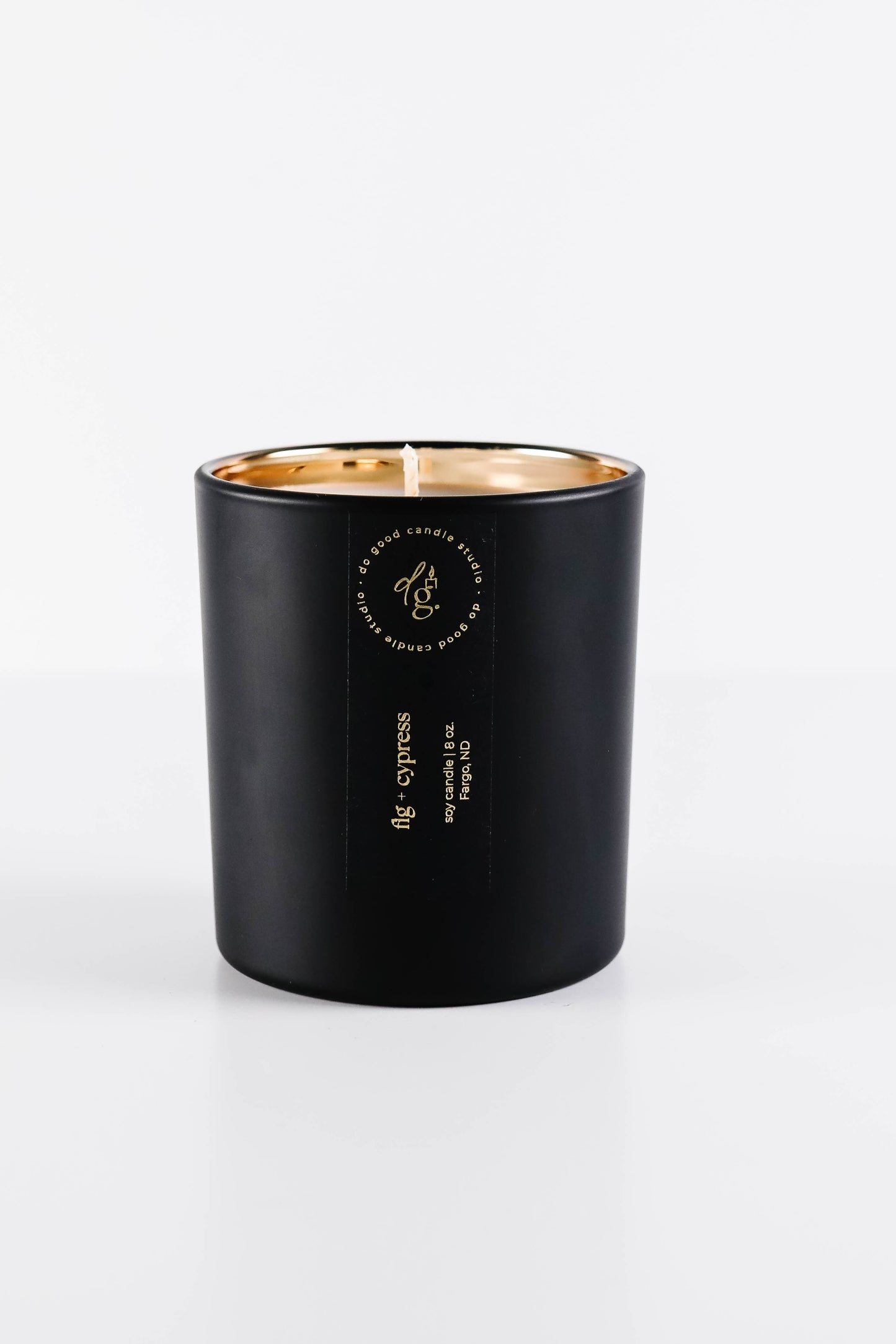 Fig + Cypress | Signature Black Collection Soy Candle