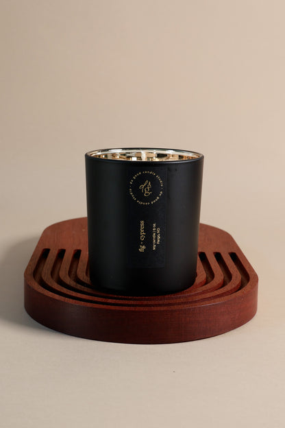 Fig + Cypress | Signature Black Collection Soy Candle