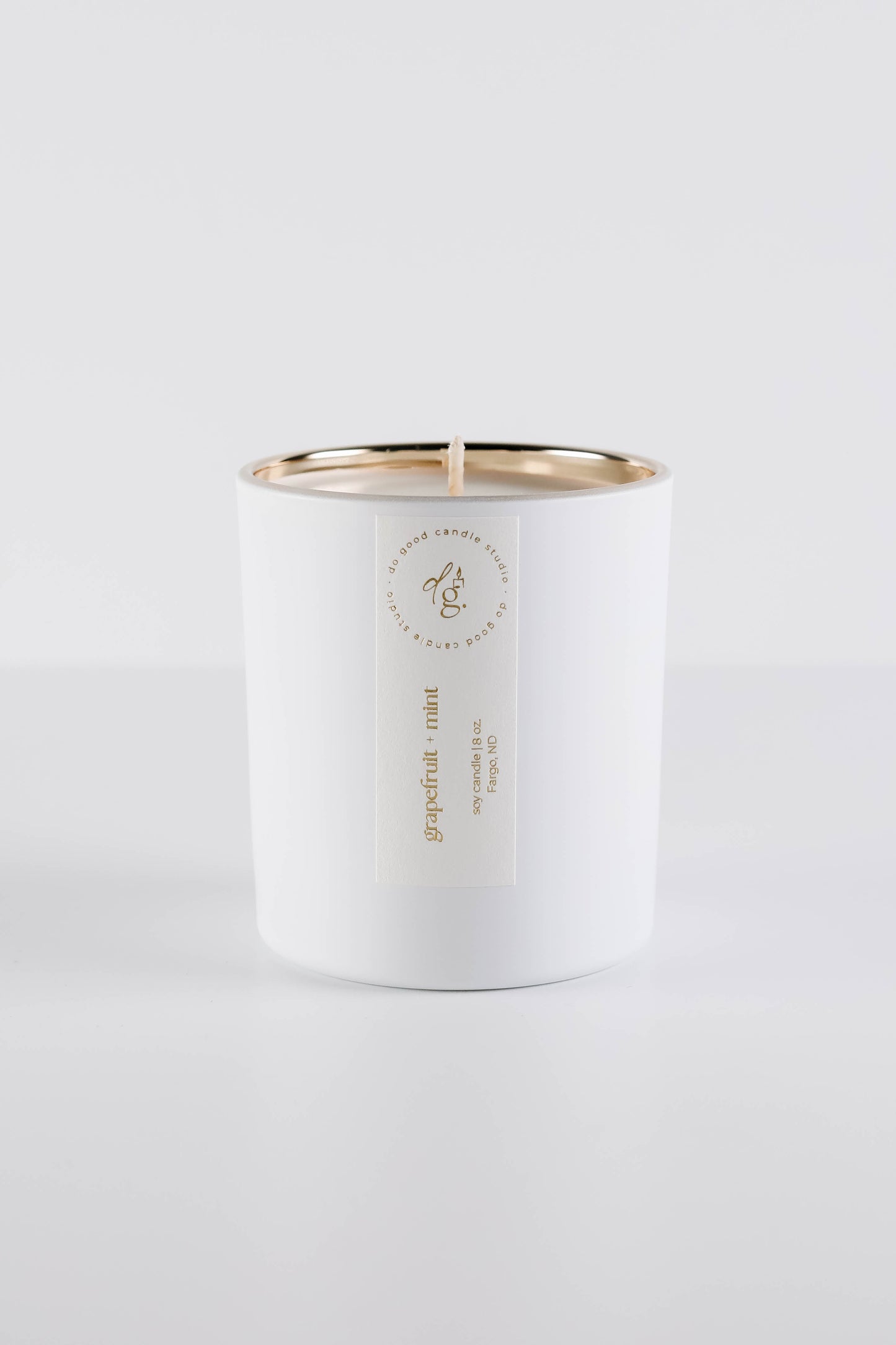 Grapefruit + Mint | Signature White Collection | Soy Candle