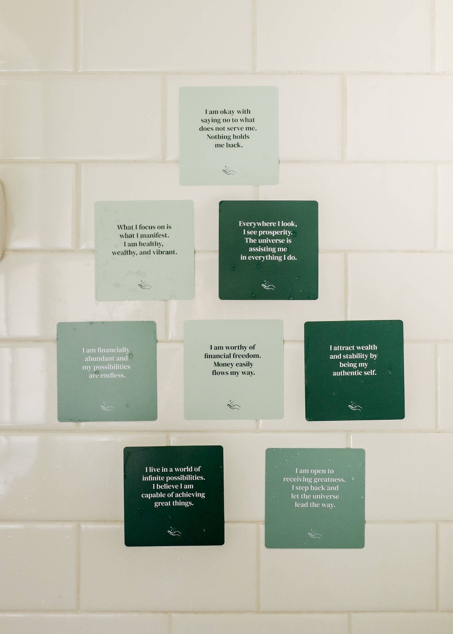 JaxKelly - Shower Affirmation™ Cards - Abundance - do good adventures