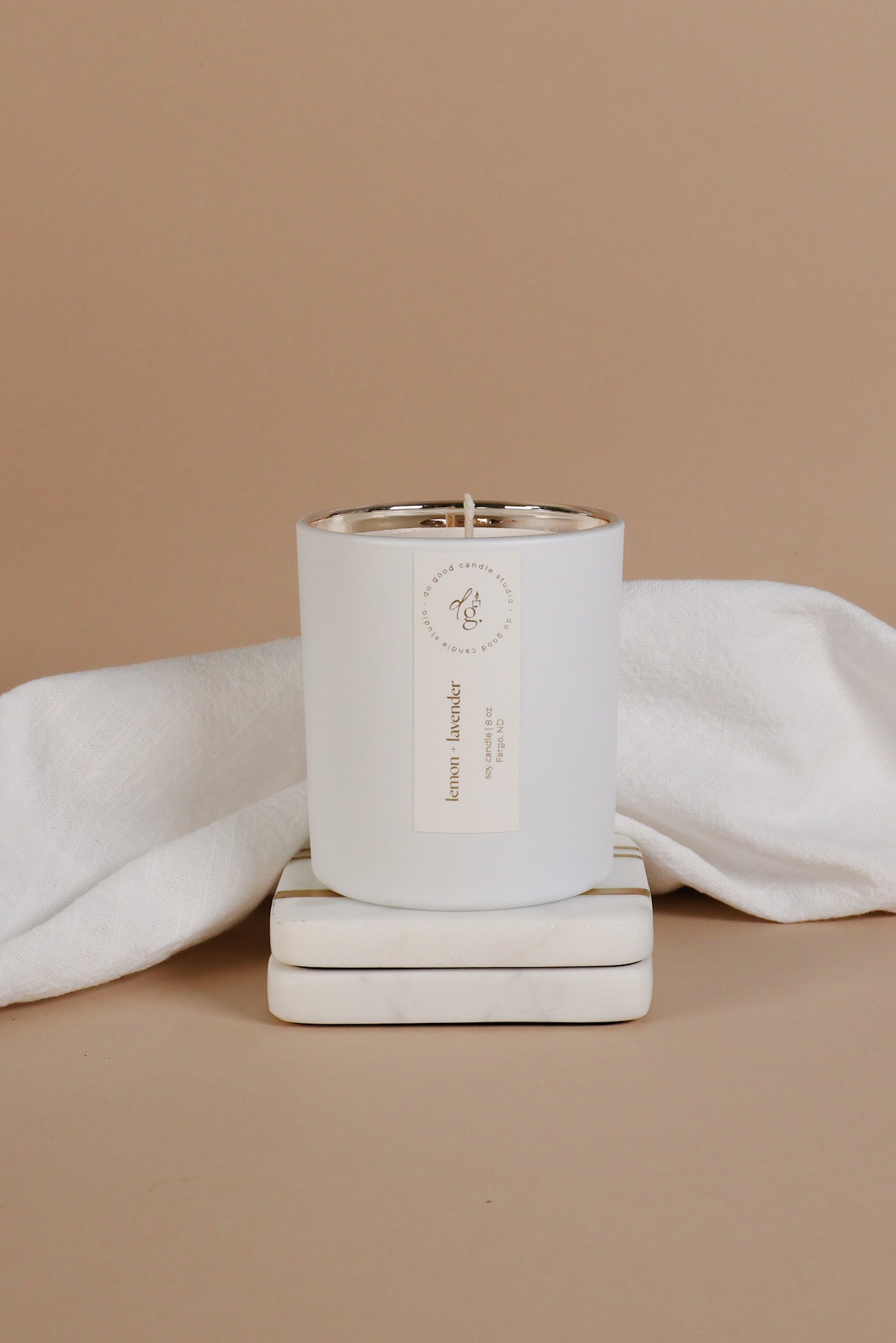 Lemon + Lavender | Signature White Collection | Soy Candle