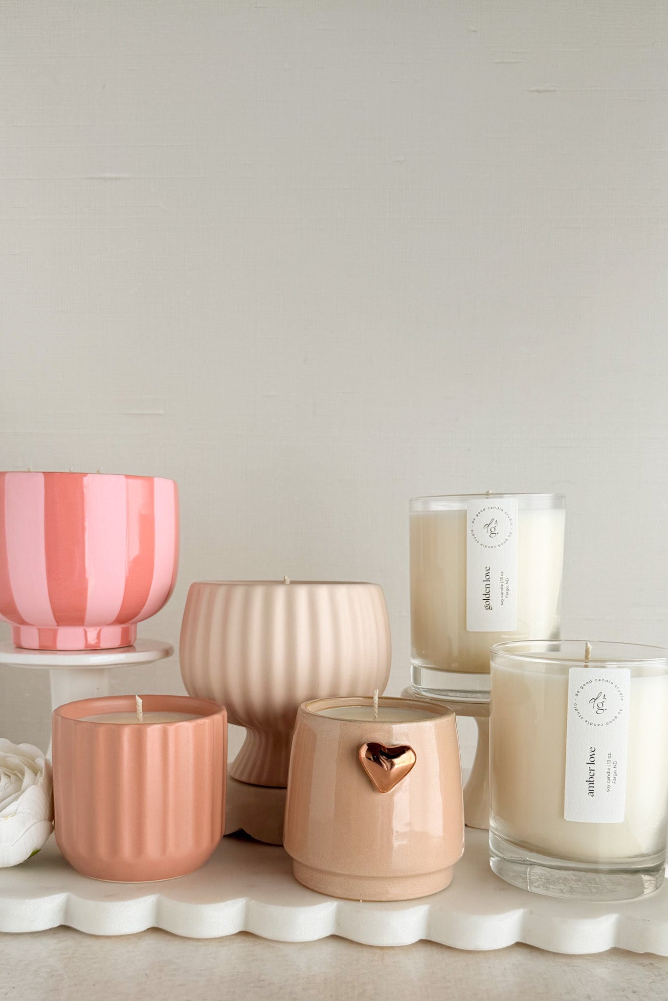 Mahogany Shea & Cashmere (Heart) | Love Collection | Non-Toxic Soy Candle