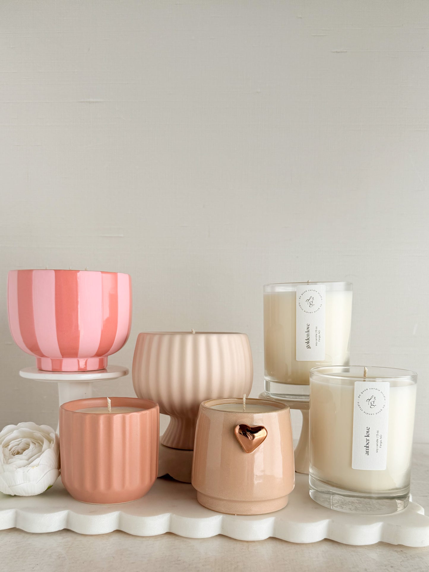 Pearberry & Cream | Strawberries & Cream  Love Collection | Soy Candle