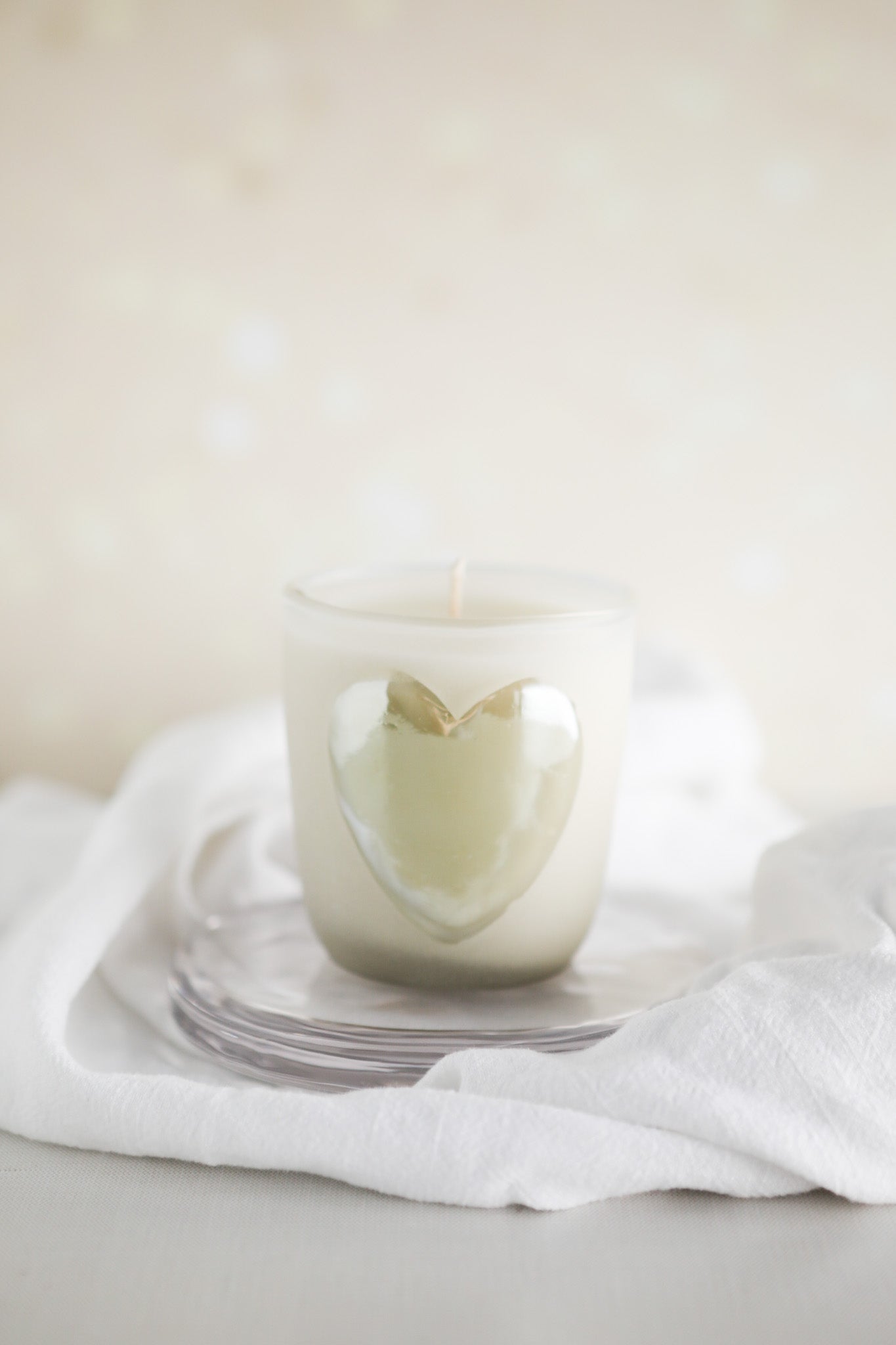 Mahogany Shea & Cashmere (Heart) | Love Collection | Non - Toxic Soy Candle - do good adventures