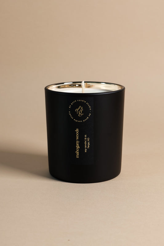 Mahogany Woods | Signature Black Collection | Soy Candle