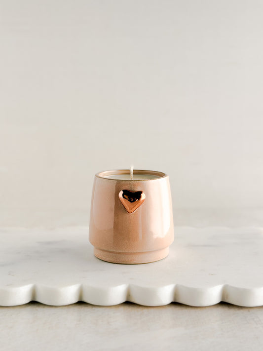 Mahogany Shea & Cashmere (Heart) | Love Collection | Non-Toxic Soy Candle