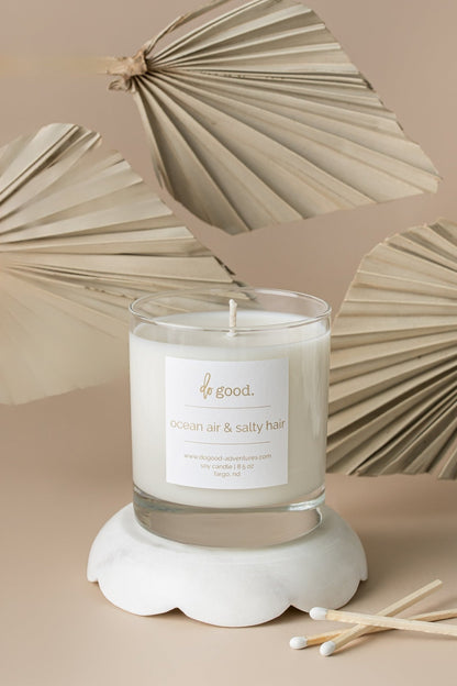 Ocean Air & Salty Hair | Summer Collection | Non - Toxic Soy Candle - do good adventures