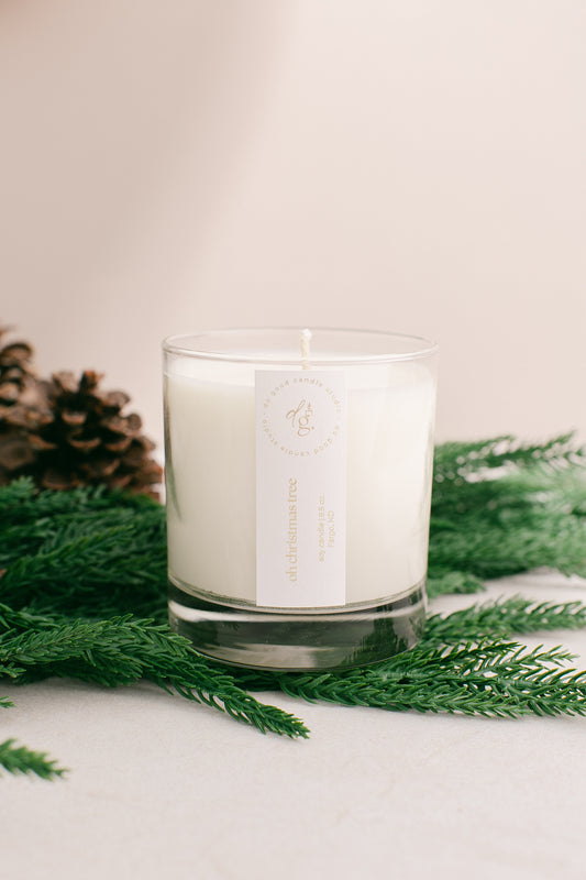 Oh Christmas Tree | Fraser Fir Scented Holiday Candle | Non-Toxic Soy Candle
