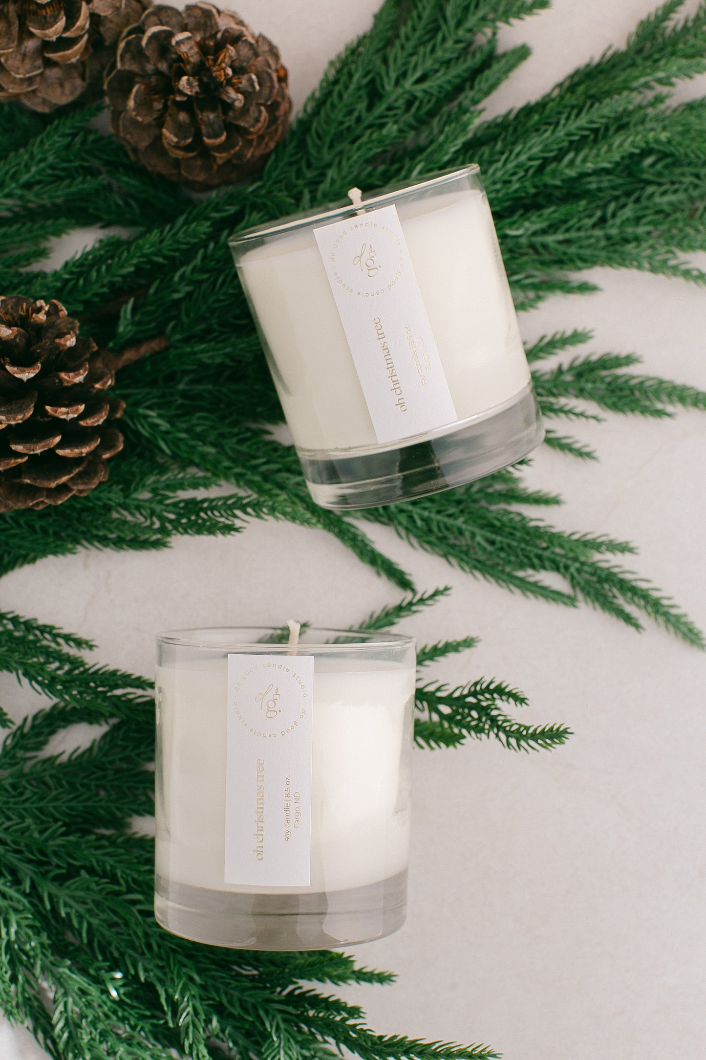 Oh Christmas Tree | Fraser Fir Scented Holiday Candle | Non-Toxic Soy Candle