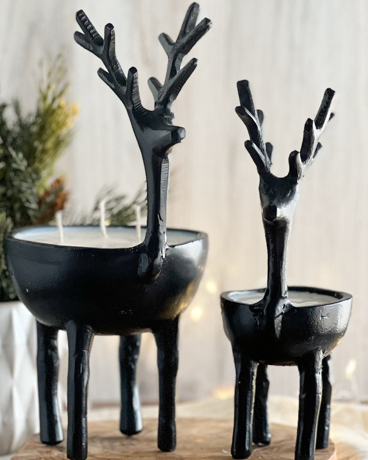 Reindeer Candle | Non-Toxic 100% Soy Holiday Candles | Merry Mistletoe