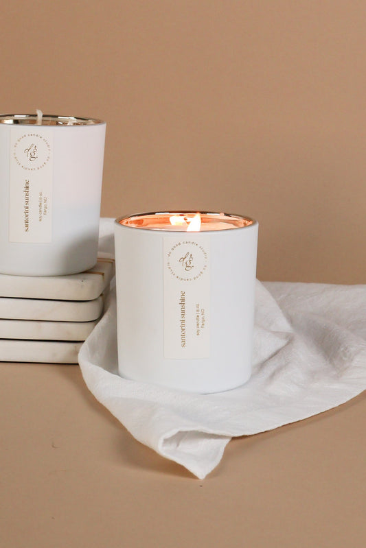 Santorini Sunshine | Signature White Collection | Soy Candle