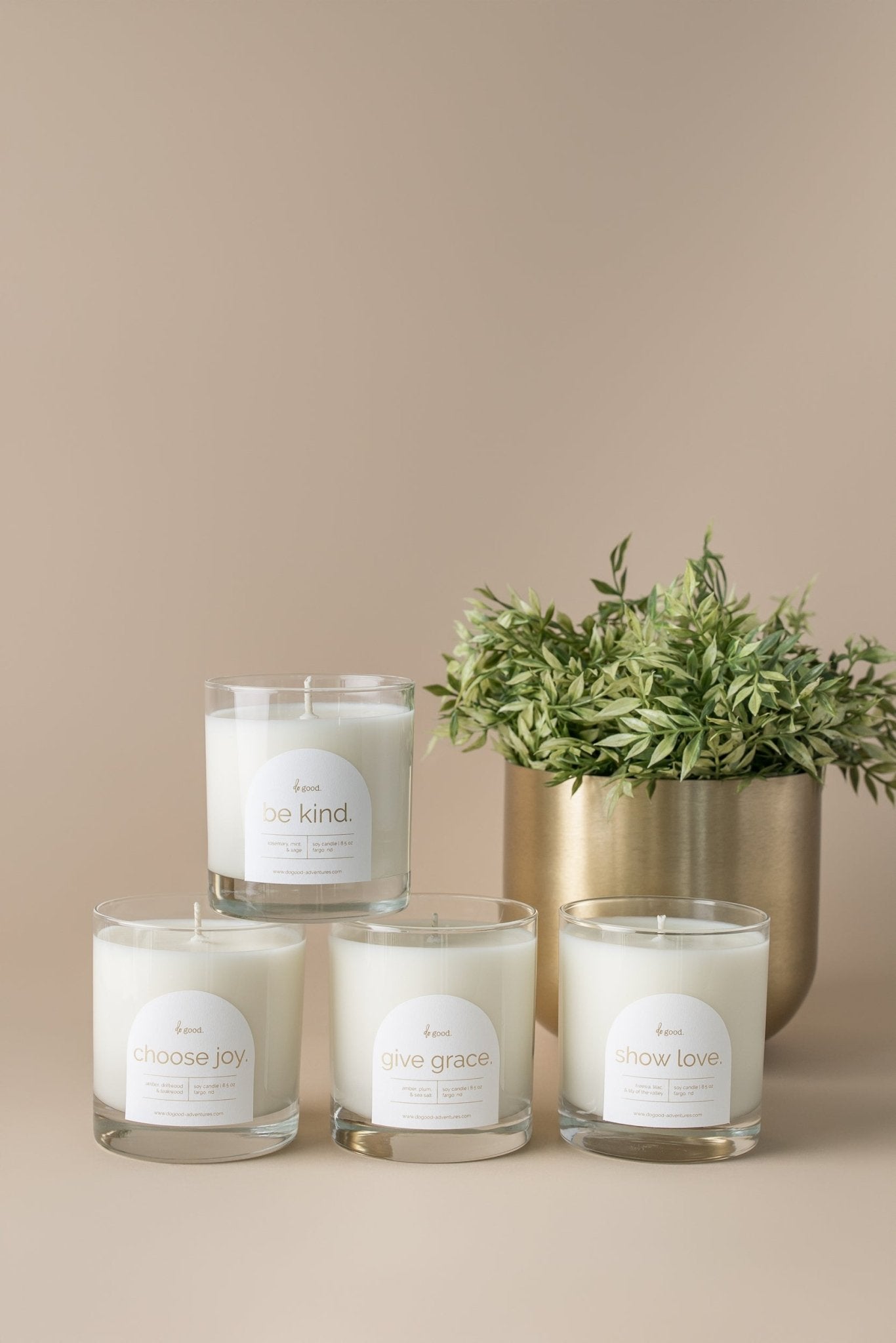 Show Love. | Floral Scented Soy Candle | Do Good Collection - do good adventures