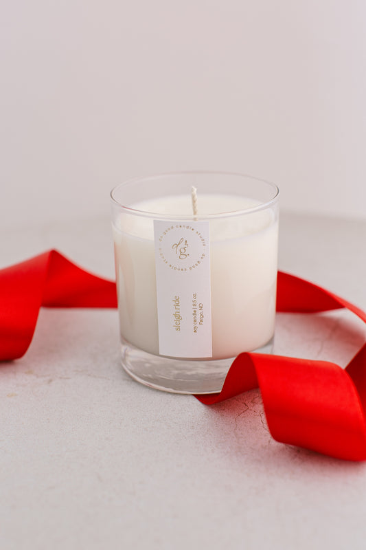 Sleigh Ride | Woodsy, Fresh Holiday Candle | Non-Toxic Soy