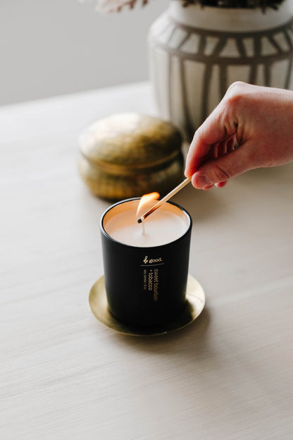 Sweet Bourbon + Tobacco | Luxe Collection Soy Candle - do good adventures