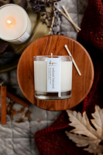 The Exclusive Glow Soy Candle - November: Velvet Harvest - do good adventures