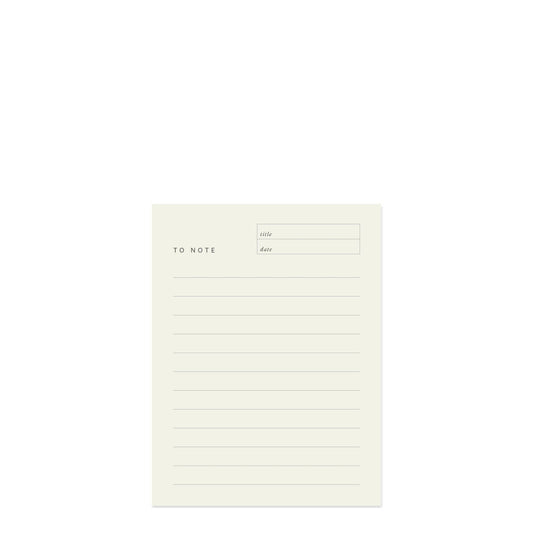 To Note Block Notepad - do good adventures