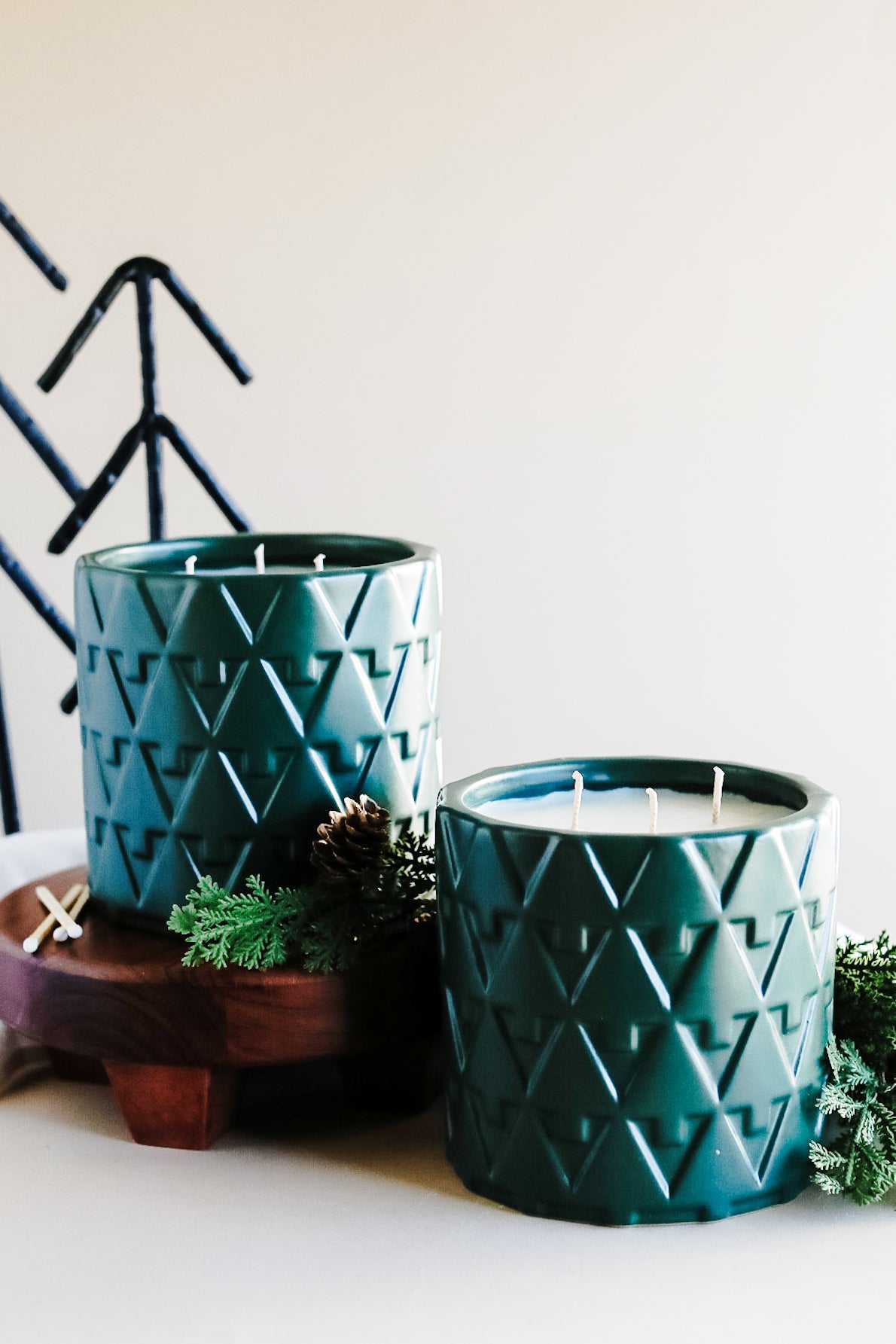 Woodland Cheer | Evergreen and Mulled Wine Holiday Candle | Non - Toxic Soy - do good adventures